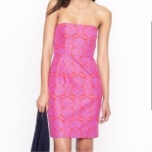 J. Crew Pink Strapless Sheath Dress for Cocktail